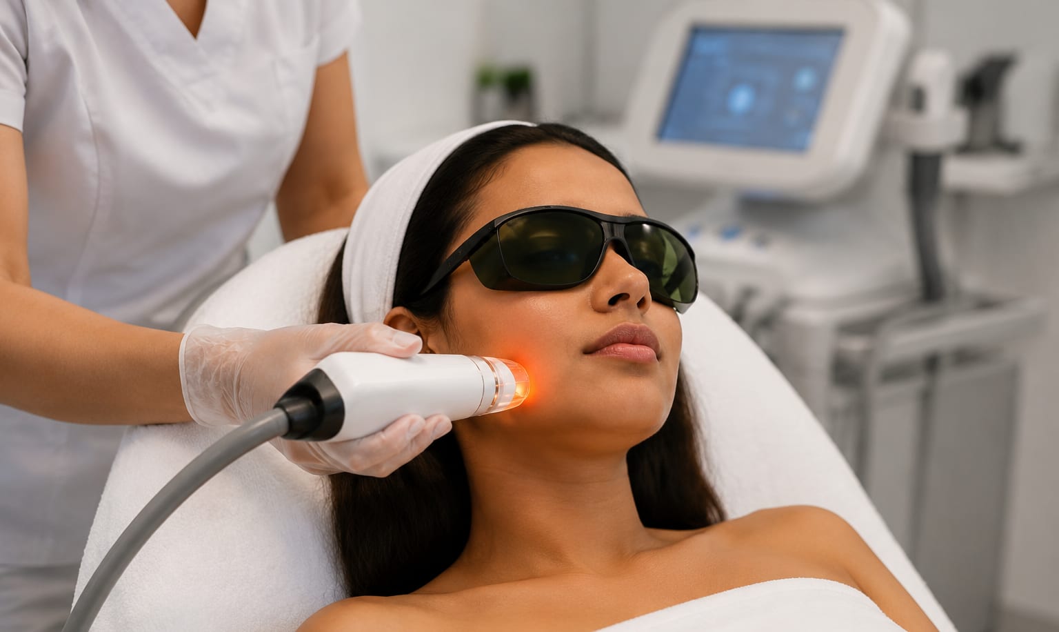 Laser skin toning treatment at Derma Solutions